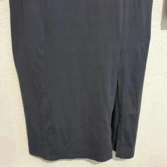 Susana Monaco Open Side Fitted Long Sleeve Midi Dress - Picture 2 of 6